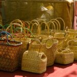 different types of Eco friendly shopping bags made of jute and banboo